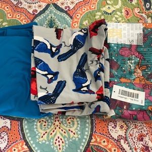 Lot of 3 OS LuLaRoe Limited Edition Leggings!